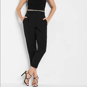 Express Navy High-rise Ankle pants NEW W TAGS